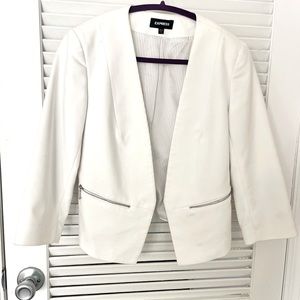 Express Blazer Size 10 White
